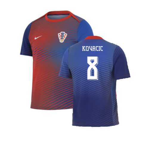 2024-2025 Croatia Academy Pro Football Shirt (Deep Royal) (Kovacic 8)