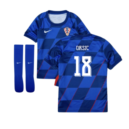 2024-2025 Croatia Away Mini Kit (Orsic 18)