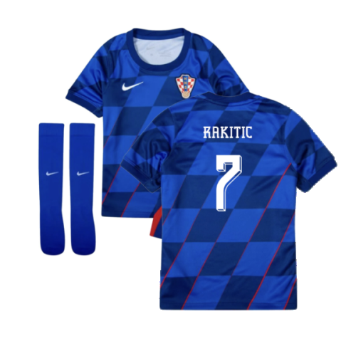 2024-2025 Croatia Away Mini Kit (Rakitic 7)