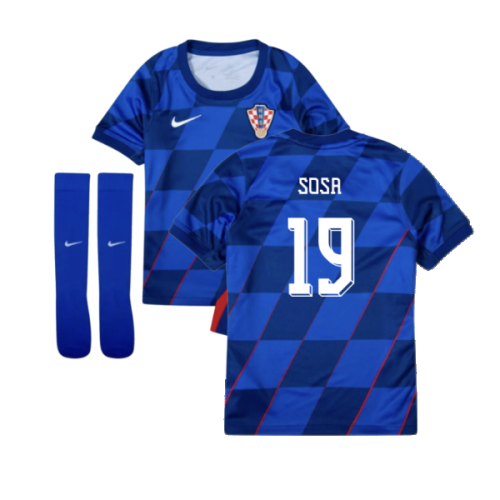 2024-2025 Croatia Away Mini Kit (Sosa 19)