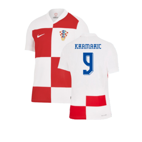 2024-2025 Croatia Home Dri-Fit ADV Authentic Shirt (Kramaric 9)