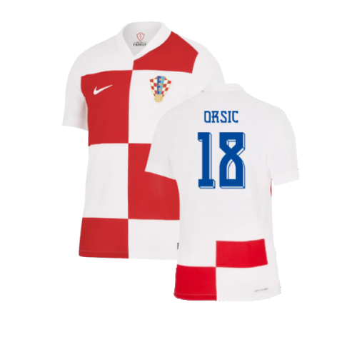 2024-2025 Croatia Home Dri-Fit ADV Authentic Shirt (Orsic 18)