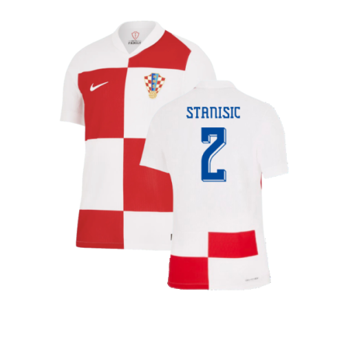 2024-2025 Croatia Home Dri-Fit ADV Authentic Shirt (Stanisic 2)