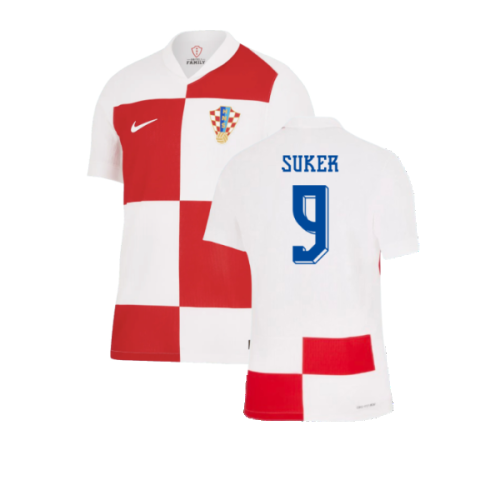 2024-2025 Croatia Home Dri-Fit ADV Authentic Shirt (Suker 9)