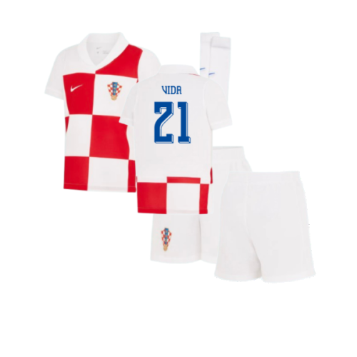 2024-2025 Croatia Home Mini Kit (Vida 21)