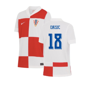 2024-2025 Croatia Home Shirt (Kids) (Orsic 18)