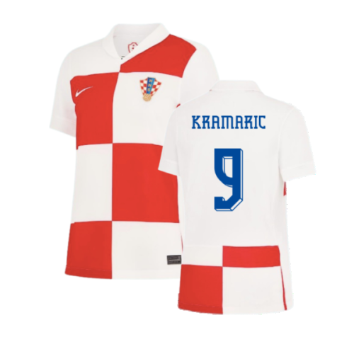 2024-2025 Croatia Home Shirt (Womens) (Kramaric 9)