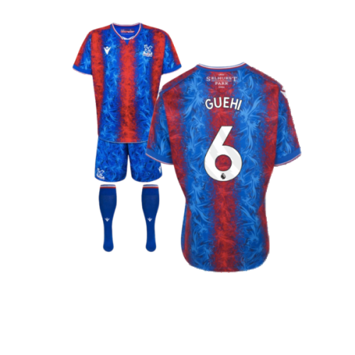 2024-2025 Crystal Palace Home Mini Kit (Guehi 6)