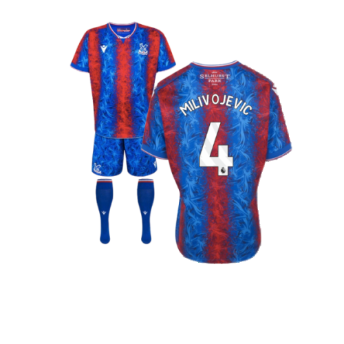 2024-2025 Crystal Palace Home Mini Kit (Milivojevic 4)