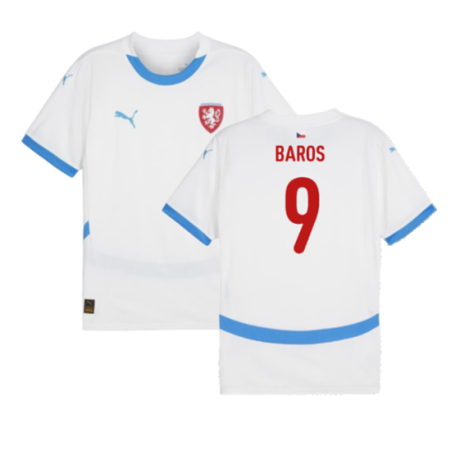 2024-2025 Czech Republic Away Shirt (Baros 9)