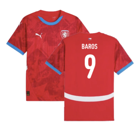 2024-2025 Czech Republic Home Shirt (Baros 9)