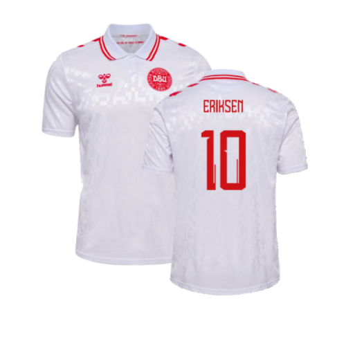 2024-2025 Denmark Away Shirt (Eriksen 10)