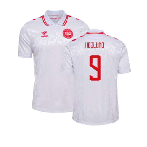 2024-2025 Denmark Away Shirt (Hojlund 9)