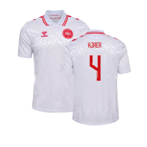 2024-2025 Denmark Away Shirt (Kjaer 4)