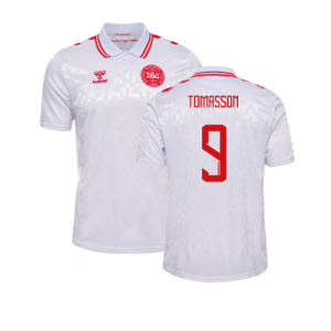 2024-2025 Denmark Away Shirt (Tomasson 9)