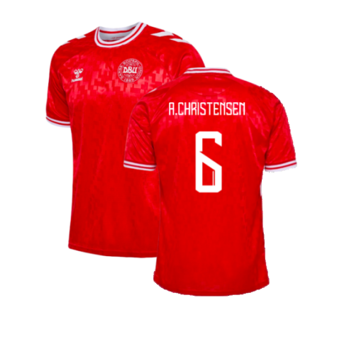 2024-2025 Denmark Home Shirt (A.Christensen 6)