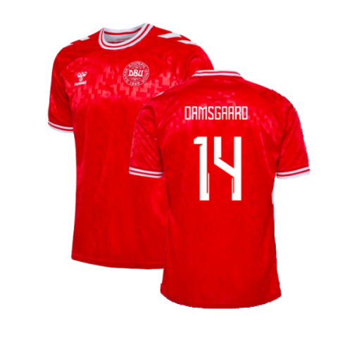 2024-2025 Denmark Home Shirt (Damsgaard 14)