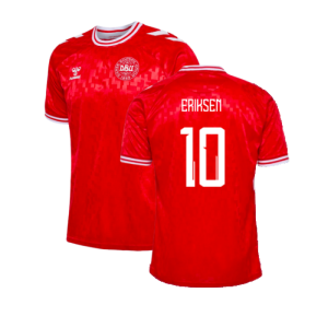 2024-2025 Denmark Home Shirt (Eriksen 10)