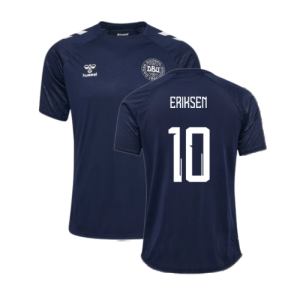 2024-2025 Denmark Training Jersey (Marine) (Eriksen 10)