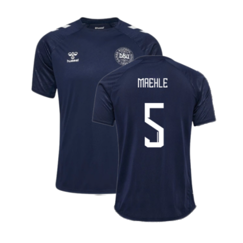 2024-2025 Denmark Training Jersey (Marine) (Maehle 5)