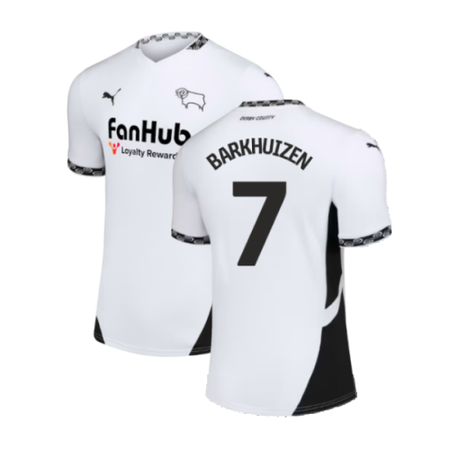 2024-2025 Derby County Home Shirt (Kids) (Barkhuizen 7)