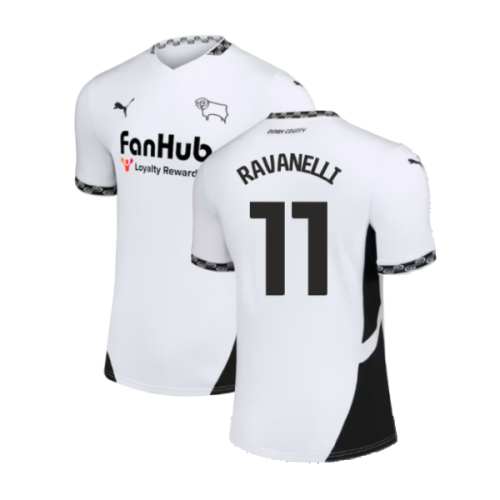 2024-2025 Derby County Home Shirt (Kids) (Ravanelli 11)