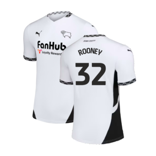 2024-2025 Derby County Home Shirt (Kids) (Rooney 32)