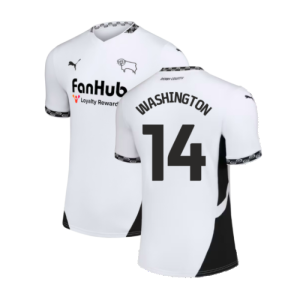 2024-2025 Derby County Home Shirt (Kids) (Washington 14) 2024-2025 Derby County Home Shirt (Kids) (Washington 14)
