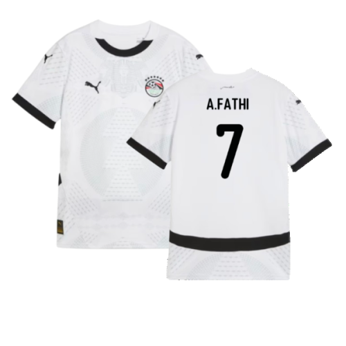 2024-2025 Egypt Away Shirt (Kids) (A.Fathi 7)