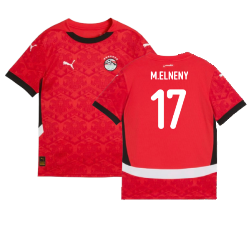 2024-2025 Egypt Home Shirt (Kids) (M.Elneny 17)