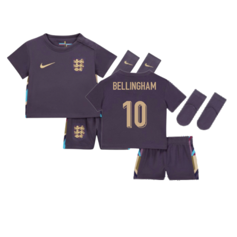 2024-2025 England Away Baby Kit (Bellingham 10)