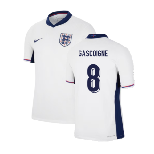 2024-2025 England Home Match Dri-Fit ADV Authentic Shirt (Gascoigne 8)