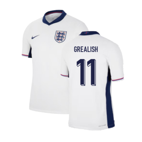 2024-2025 England Home Match Dri-Fit ADV Authentic Shirt (Grealish 11)