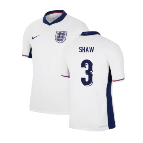 2024-2025 England Home Match Dri-Fit ADV Authentic Shirt (Shaw 3)