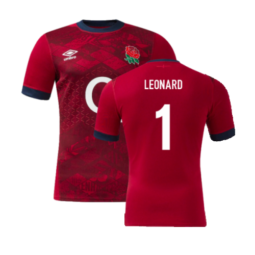 2024-2025 England Rugby Alternate Pro Jersey (Leonard 1)