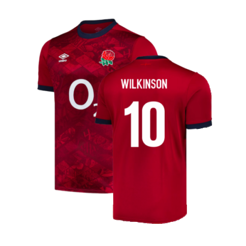 2024-2025 England Rugby Alternate Replica Jersey (Wilkinson 10)