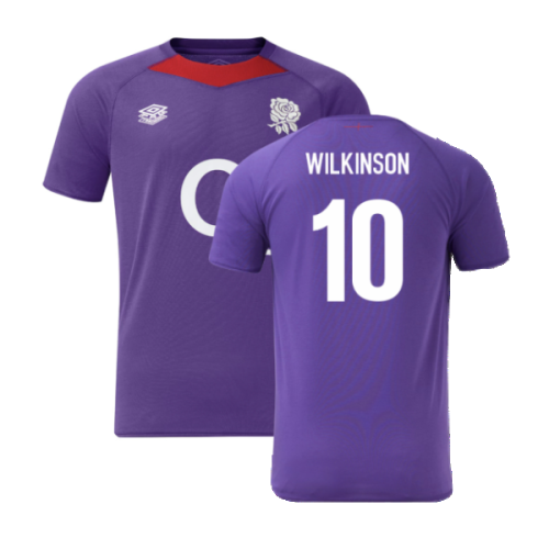 2024-2025 England Rugby Relaxed Training Jersey O2 (Violet) (Wilkinson 10)