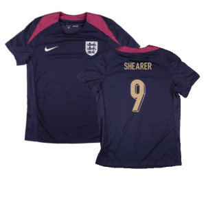 2024-2025 England Strike Dri-Fit Shirt (Purple Ink) - Womens (Shearer 9)