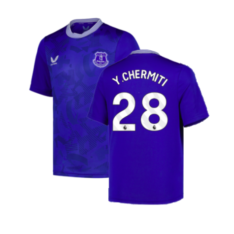 2024-2025 Everton Home Shirt (Kids) (Y.Chermiti 28)