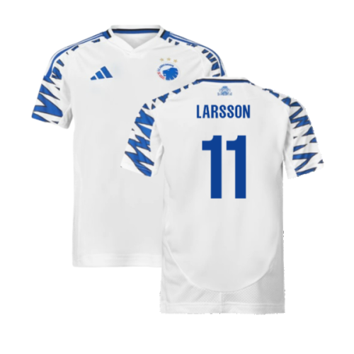 2024-2025 FC Copenhagen Home Shirt (Kids) (Larsson 11)