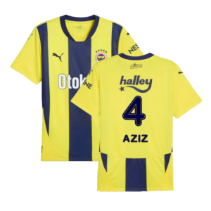 2024-2025 Fenerbahce Home Shirt (Aziz 4)