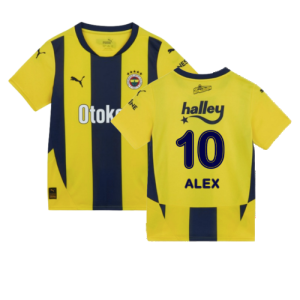 2024-2025 Fenerbahce Home Shirt (Kids) (Alex 10)