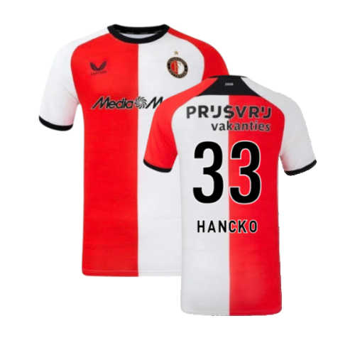 2024-2025 Feyenoord Home Shirt (Kids) (Hancko 33)