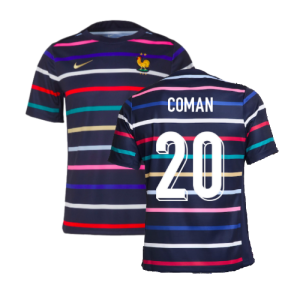 2024-2025 France Academy Pro Home Pre-Match Top (Navy) (Coman 20)