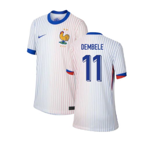 2024-2025 France Away Shirt (Kids) (Dembele 11)