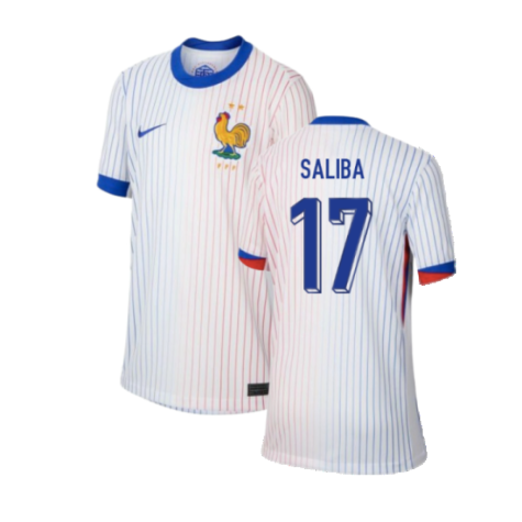 2024-2025 France Away Shirt (Kids) (Saliba 17)