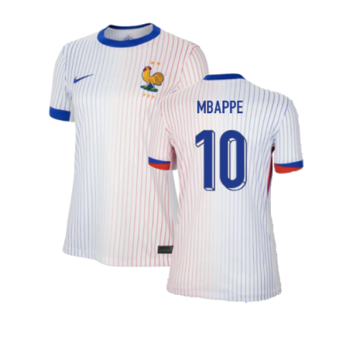 2024-2025 France Away Shirt (Womens) (Mbappe 10)