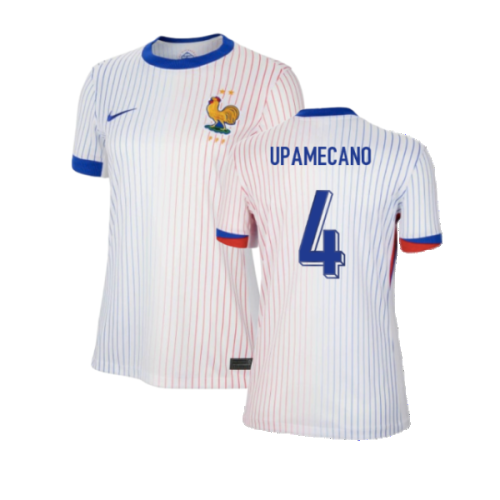 2024-2025 France Away Shirt (Womens) (Upamecano 4)