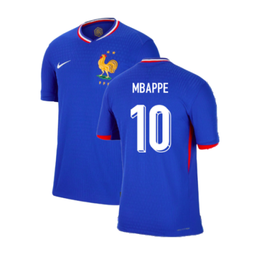 2024-2025 France Dri-FIT ADV Match Home Shirt (Mbappe 10)