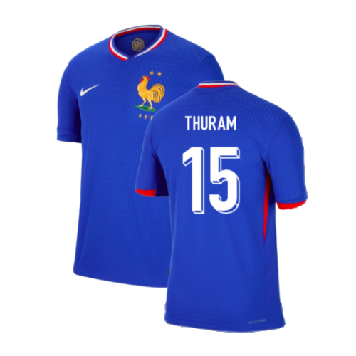 2024-2025 France Dri-FIT ADV Match Home Shirt (Thuram 15)